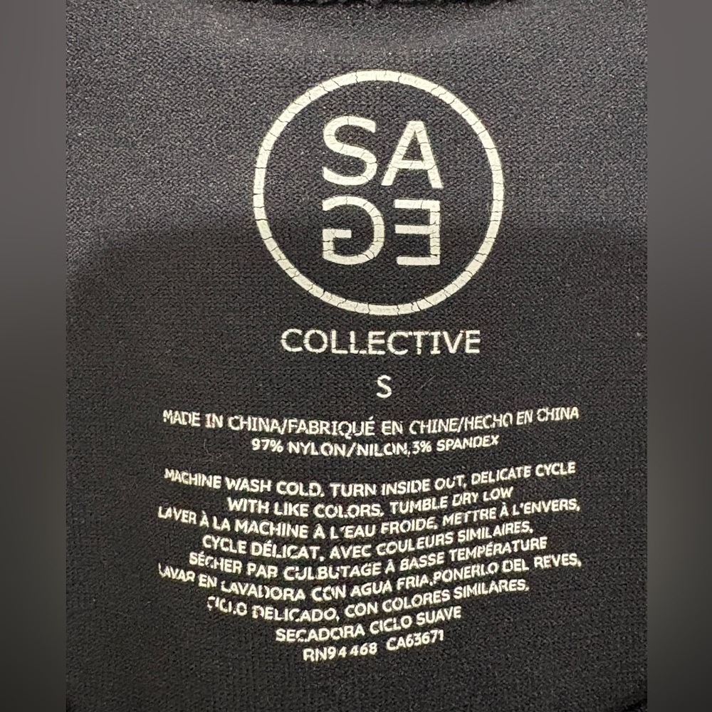 Sage Black Sleeveless Top Size S - Picture 5 of 5